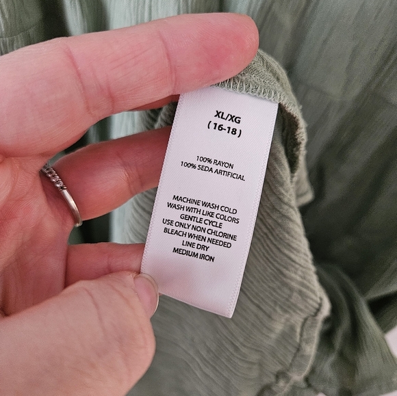 Beachlunchlounge Green Maxi Dress Elegant Design - Picture 4 of 4